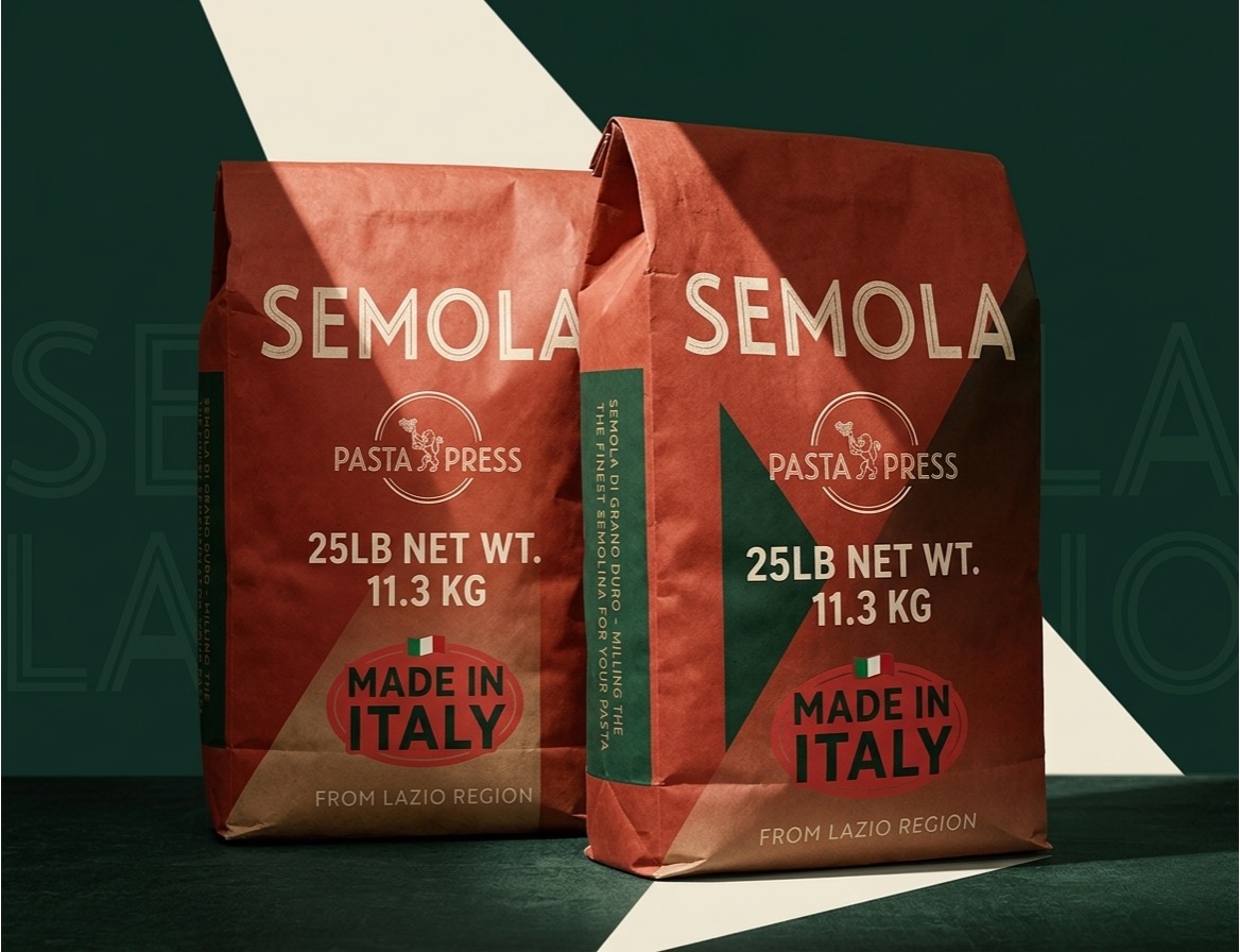 Molino Pasini Pasta d'Oro 00 Flour and Semola di Grano Duro — imported from Italy